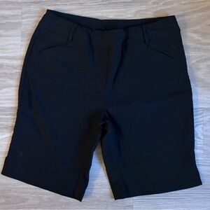 Tribal Pull On Bermuda Shorts Black Size 8